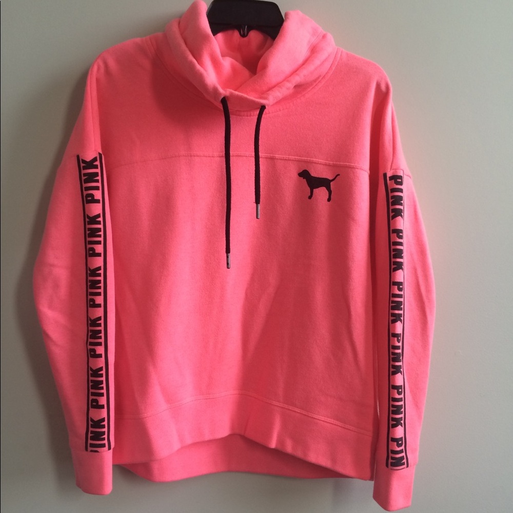 Victoria’s Secret PINK cowl neck hoodie XS